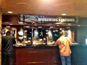 Wagering Station Just Outside of Theater