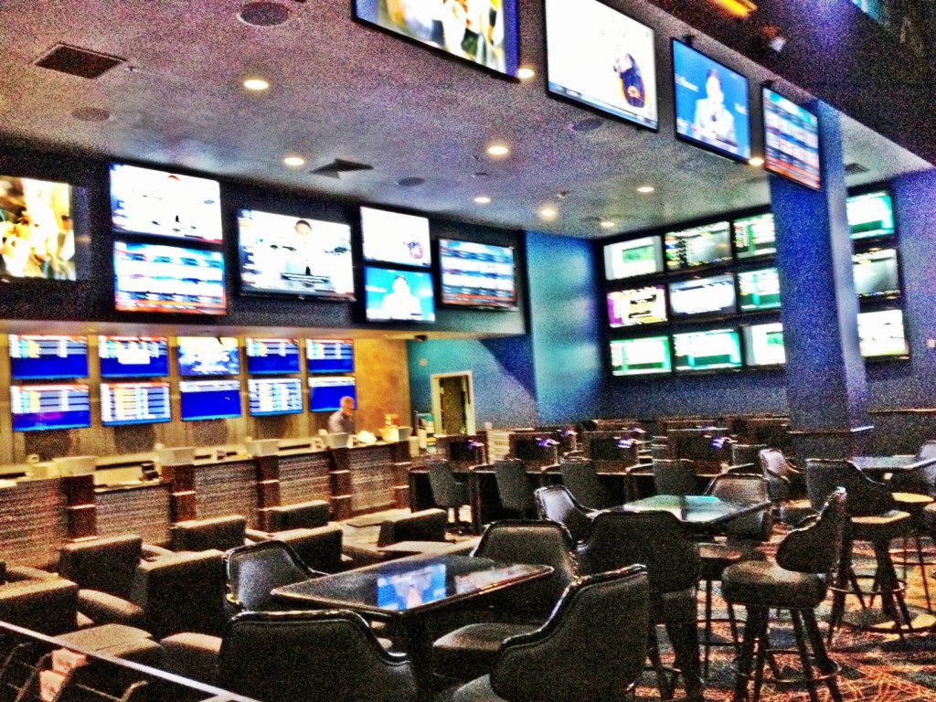 A luck sports bettor made a $5 bet on longshot Leicester City at the William Hill Sports Book at Buffalo Bills (pictured)