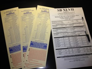 LVH Parlay and Prop Sheets from Super Bowl 46 Last year