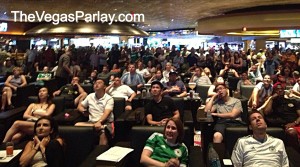 Great Atmosphere at The Mirage Sports Book for the World Cup Final