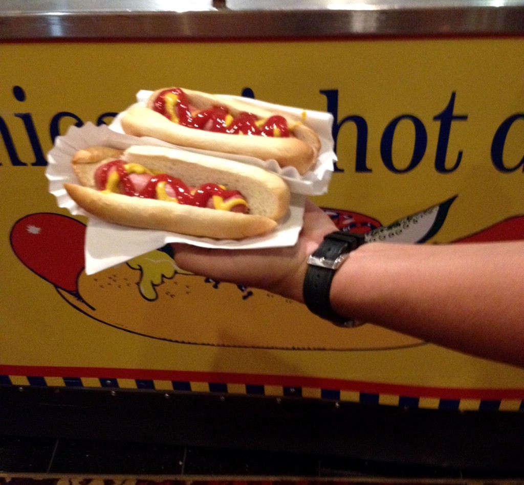 The Famous 75-cent Hot Dogs at The South Point - Delicious!