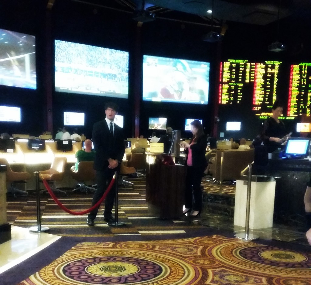 The Caesars Palace Sports Book Will Have a Velvet Rope Up for Certain Events 
