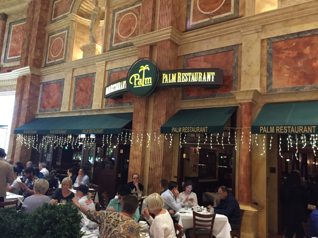 The Palm at The Caesars Forum Shops - Great Food