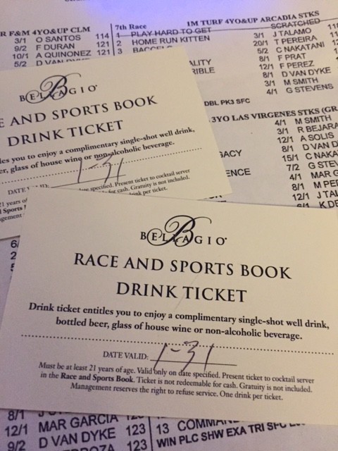 Once Upon a Time, There was no Need for Drink Tickets at Las VEgas Sports Books