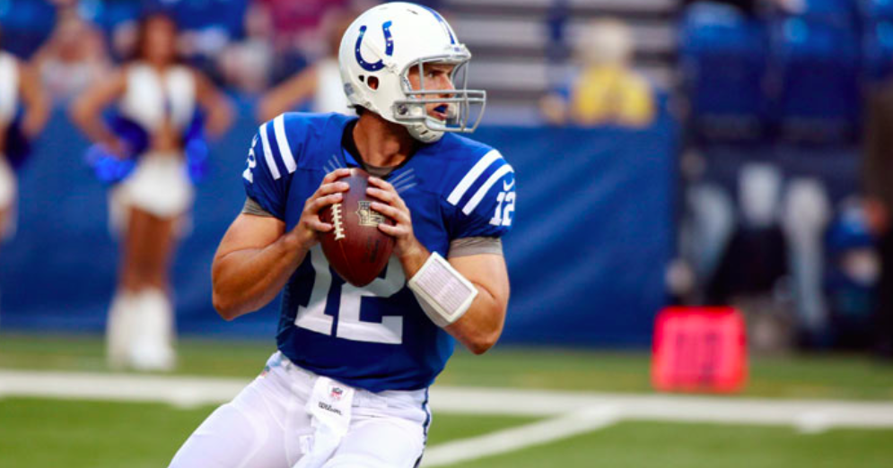 Andrew Luck is Favorite to Lead NFL in Passing Yards in 2015
