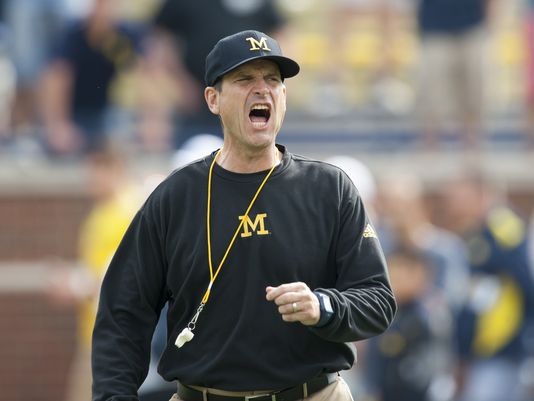 Jim Harbaugh's Wolverines are Listed at 10-1 to Win the NCAA Football Championship 