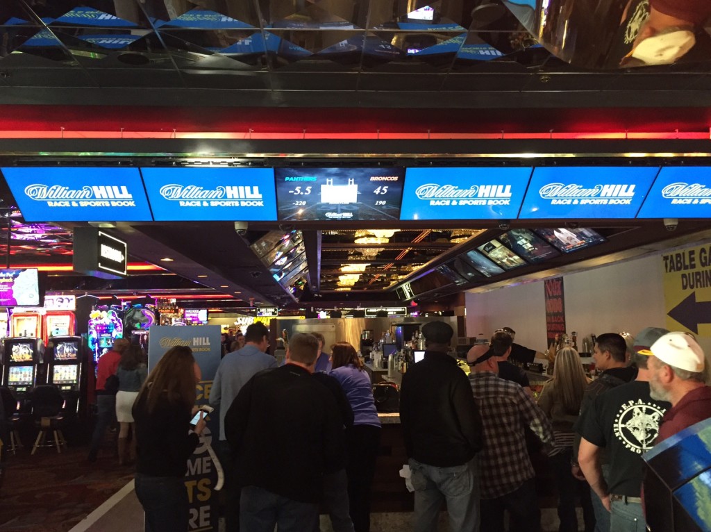 The Casino Royale Sports Book/Betting Counter Gives William Hill a presence on the Vegas Strip