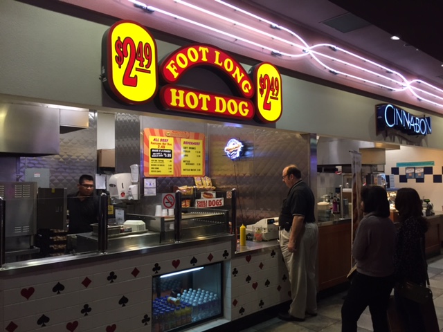 $2.49 Foot Long Hot Dogs - Don't be Afraid, They are Fresh and Quite Tasty.