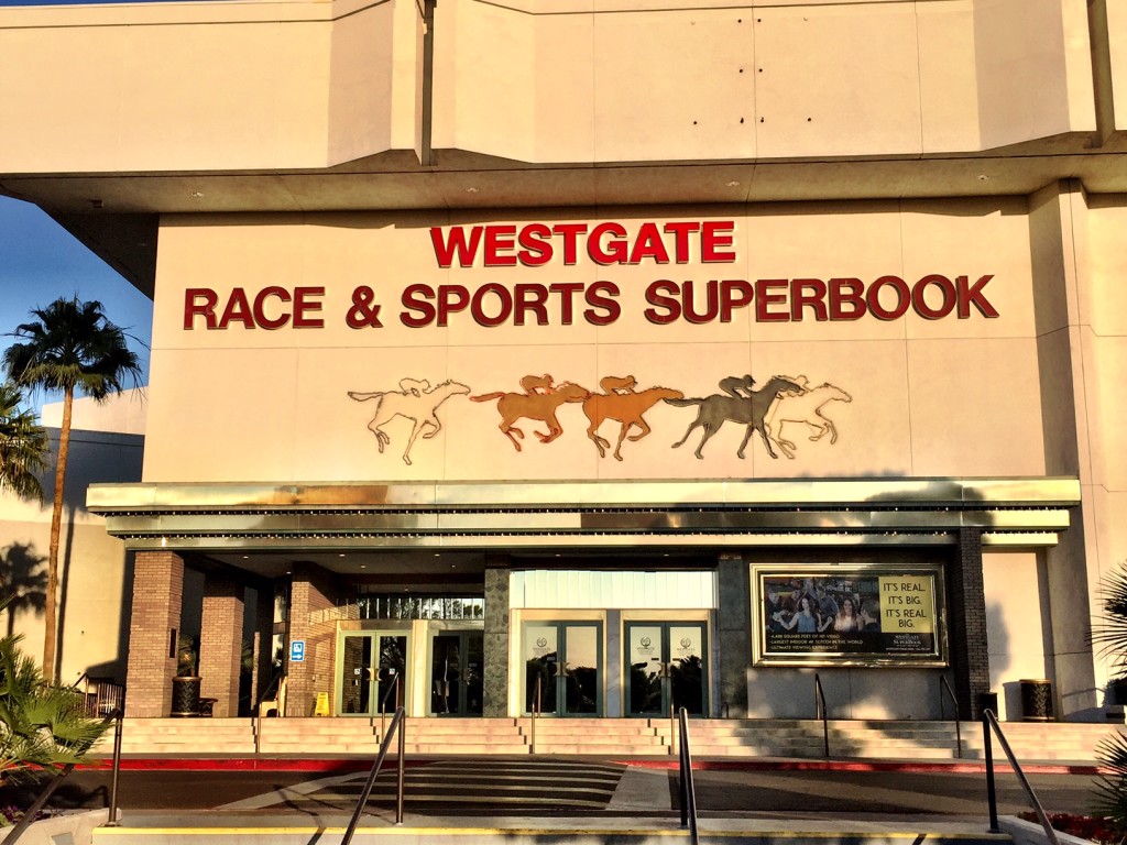 The Marquee at the Rear Parking Entrance of the Westgate Super Book Las Vegas