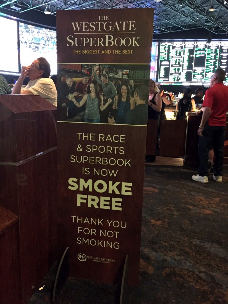 Westgate Super Book  the Latest in a Long Line of Las Vegas Sports Books to go Non-Smoking